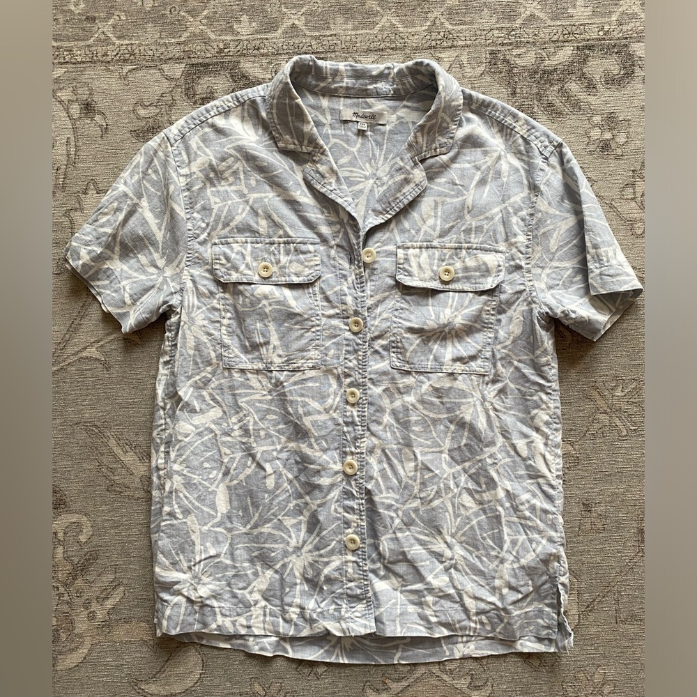 Women’s Madewell Linen-Blend Shirt